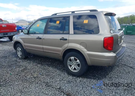 2003 Honda Pilot Ex-L из США, поврежденный, VIN 2HKYF18713H521194